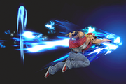 Vista previa de Burning Knuckle en la sección de Técnicas de Terry en Super Smash Bros. Ultimate.