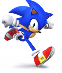 Art oficial de Sonic en Super Smash Bros. for Nintendo 3DS / Wii U.