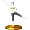 Trofeo de Entrenadora de Wii Fit U SSB4 (Wii U).png