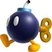 Una Bob-omba/Bob-omb en New Super Mario Bros.