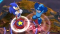 Sonic y Mega Man realizando sus respectivos Jump Springs - (SSB. for Wii U).jpg