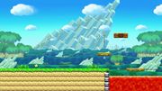 Una variación con el estilo de Super Mario Bros. U en la versión de Super Smash Bros. Ultimate.