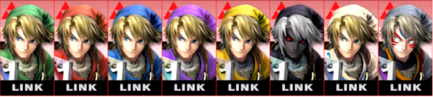 Paleta de colores de Link SSB4 (3DS).png