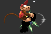 Vista previa de Pirueta simiesca/Cabriola simiesca en el Taller de personajes de Super Smash Bros. for Wii U.