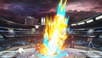 Terry usando Power Geyser en Super Smash Bros. Ultimate