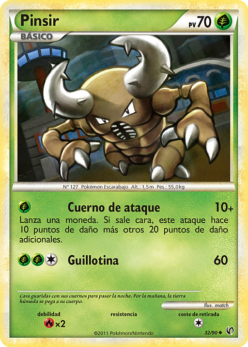 Pinsir (Intrépidos TCG) WikiDex, la enciclopedia Pokémon