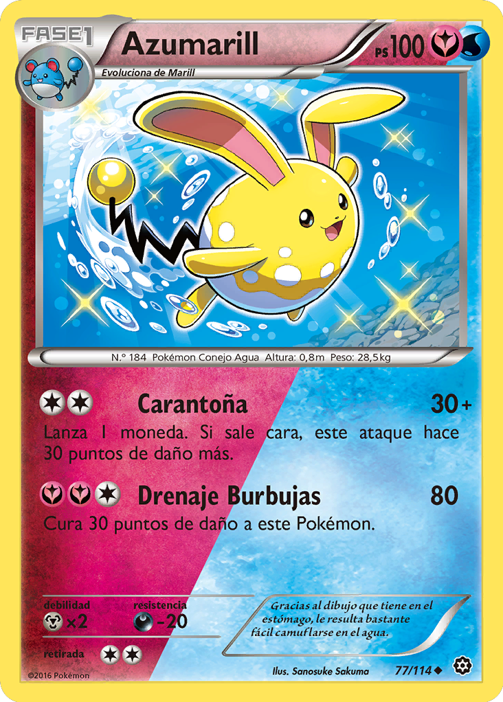 Azumarill (Asedio de Vapor TCG) - WikiDex, la enciclopedia Pokémon