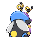Imagen posterior de Volbeat variocolor en Pokémon Platino