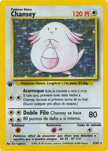 Chansey (Base Set TCG) - WikiDex, la enciclopedia Pokémon