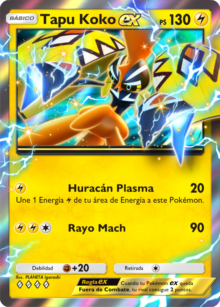 Tapu Koko ex (Crisis Dimensional TCG Pocket) - WikiDex, la