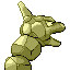 Imagen posterior de Onix variocolor en Pokémon Esmeralda
