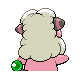 Imagen posterior de Flaaffy variocolor en Pokémon Oro HeartGold y Pokémon Plata SoulSilver