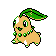 Imagen de Chikorita en Pokémon Plata