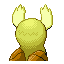 Imagen posterior de Noctowl variocolor en Pokémon Rojo Fuego y Pokémon Verde Hoja
