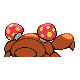 Imagen posterior de Paras variocolor en Pokémon Oro HeartGold y Pokémon Plata SoulSilver