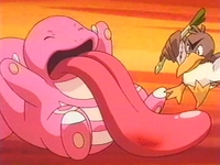 Farfetch’d usando picotazo.