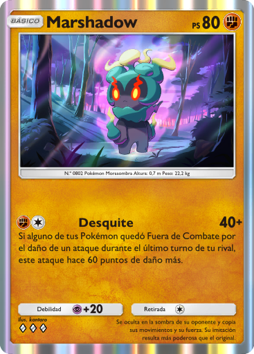 Marshadow (La Isla Singular TCG Pocket) - WikiDex, la enciclopedia Pokémon