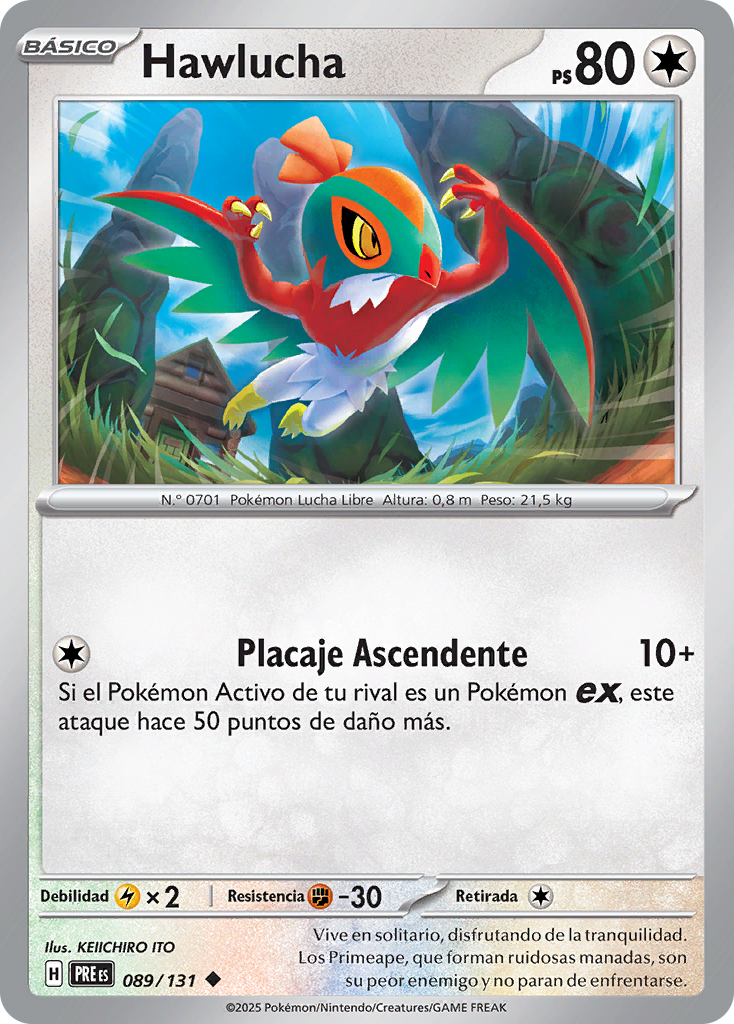 Hawlucha (Evoluciones Prismáticas TCG) - WikiDex, la enciclopedia Pokémon