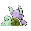 Imagen posterior de Wartortle variocolor en Pokémon Rojo Fuego y Pokémon Verde Hoja