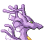 Imagen posterior de Kingdra variocolor en Pokémon Rojo Fuego y Pokémon Verde Hoja