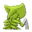 Imagen posterior de Kabutops variocolor en Pokémon Esmeralda