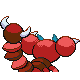 Imagen posterior de Skorupi variocolor en Pokémon Platino