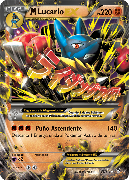 M Lucario-EX (Puños Furiosos TCG) - WikiDex, la enciclopedia Pokémon