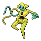 Imagen de Deoxys normal variocolor en Pokémon Diamante y Pokémon Perla