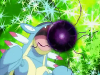 Armaldo usando bola sombra.