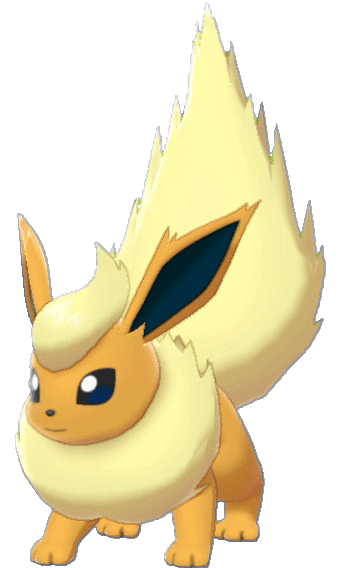 Imagen de Flareon en Pokémon Espada y Pokémon Escudo