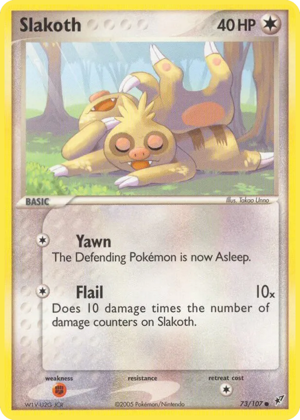 Slakoth (Deoxys TCG) - WikiDex, la enciclopedia Pokémon
