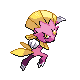 Imagen de Weavile variocolor hembra en Pokémon Platino