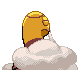 Imagen posterior de Torkoal variocolor en Pokémon Oro HeartGold y Pokémon Plata SoulSilver