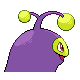 Imagen posterior de Lanturn variocolor en Pokémon Oro HeartGold y Pokémon Plata SoulSilver
