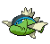 Imagen de Basculin Azul variocolor macho o hembra en Pokémon Negro y Blanco
