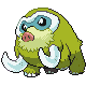 Imagen de Mamoswine variocolor hembra en Pokémon Oro HeartGold y Pokémon Plata SoulSilver