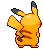 Imagen posterior de Pikachu variocolor macho en la quinta generación