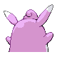 Imagen posterior de Wigglytuff variocolor en la cuarta generación