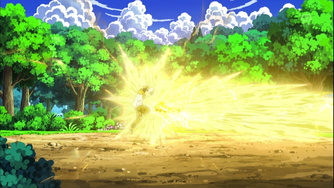 Archivo:EP669 Pikachu de Ash usando Placaje eléctrico contra ash.jpg