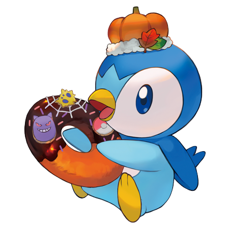 Archivo:Pegatina Piplup Halloween 21 GO.png