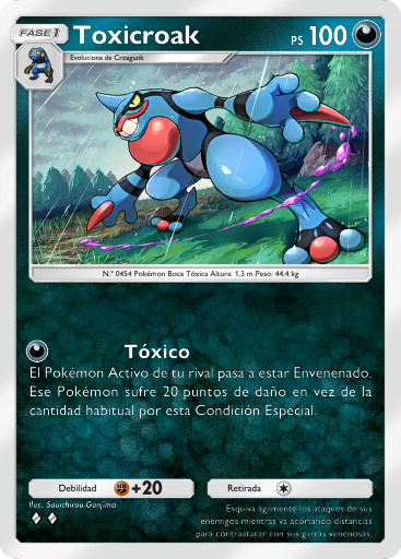 Toxicroak (Luz Triunfal TCG Pocket) - WikiDex, la enciclopedia Pokémon