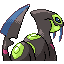 Imagen posterior de Seviper variocolor en Pokémon Esmeralda