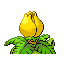 Imagen posterior de Ivysaur variocolor en Pokémon Rojo Fuego y Pokémon Verde Hoja