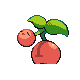 Imagen posterior de Cherubi variocolor en Pokémon Oro HeartGold y Pokémon Plata SoulSilver