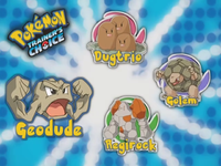 ¿Cuál de estos Pokémon es la última evolución de Geodude?