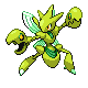 Imagen de Scizor variocolor hembra en Pokémon Oro HeartGold y Plata SoulSilver