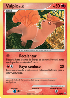 Carta de Vulpix