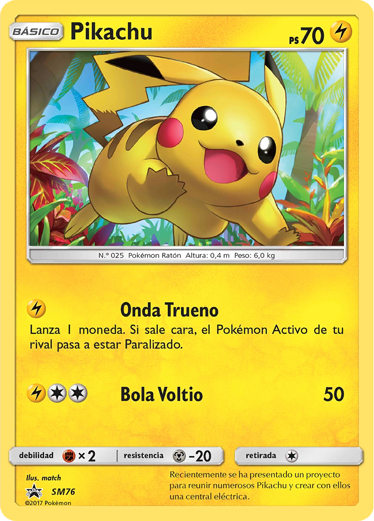 Pikachu (SM Promo 4 TCG) - WikiDex, la enciclopedia Pokémon