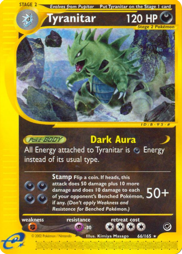 Tyranitar (Expedition Base Set TCG) - WikiDex, la enciclopedia Pokémon