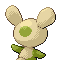 Imagen posterior de Spinda variocolor en Pokémon Esmeralda